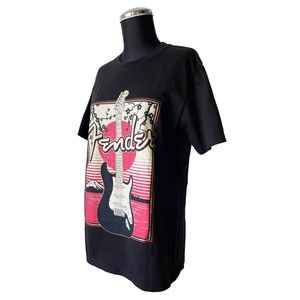 Fender Guitar Sunset Spirit of Rock and Roll 100% Cotton T-Shirt - Size S